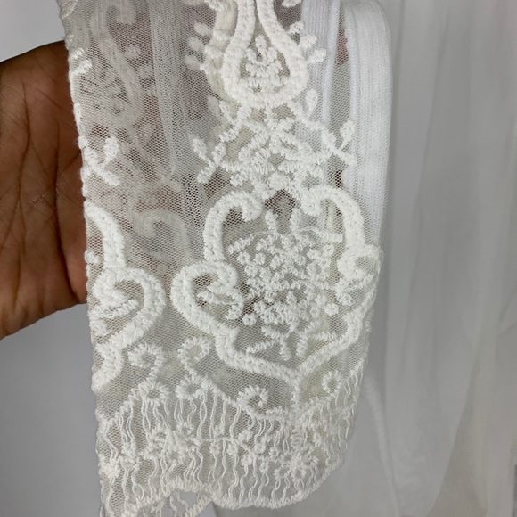 NWT Nidodelida sheer white lace tights - Picture 2 of 5